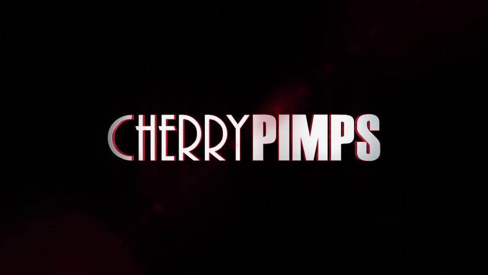 CHERRY PIMPS - Sweet All Natural Ebony Princess Masturbates To Tease Your Cock