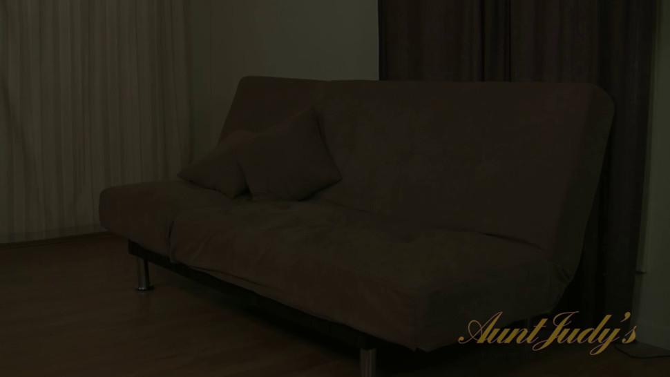 Aunt Judy's - Anna masturbates on the couch