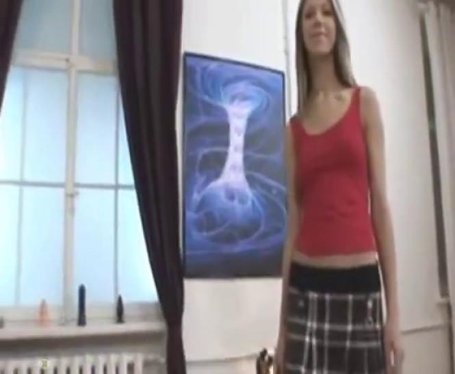 Krystal Boyd In A Sexy Plaid skirt