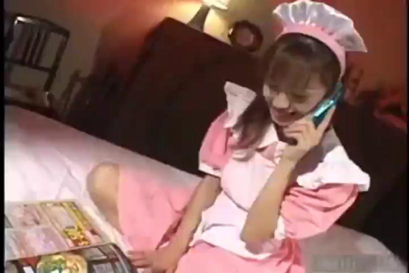 Japanese maid gets pussy fucked part2