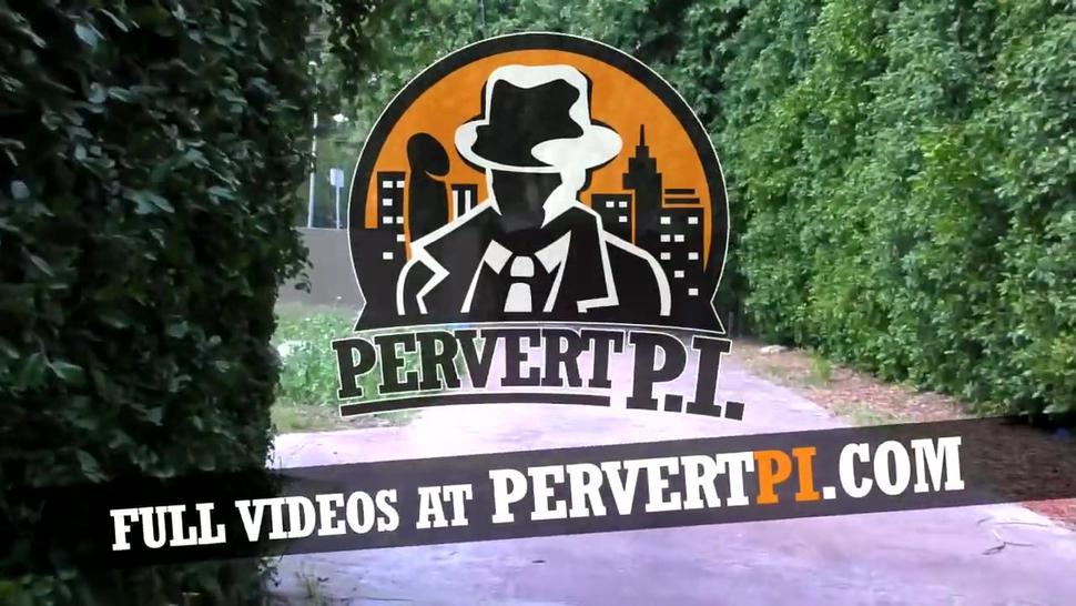 PervertPI - Horny stalker chick fucks private investigator after being busted