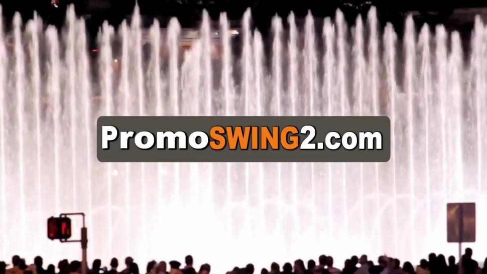 Swinger husbands meet and greet in the Jacuzzi, and once in the red room, they decide to swap