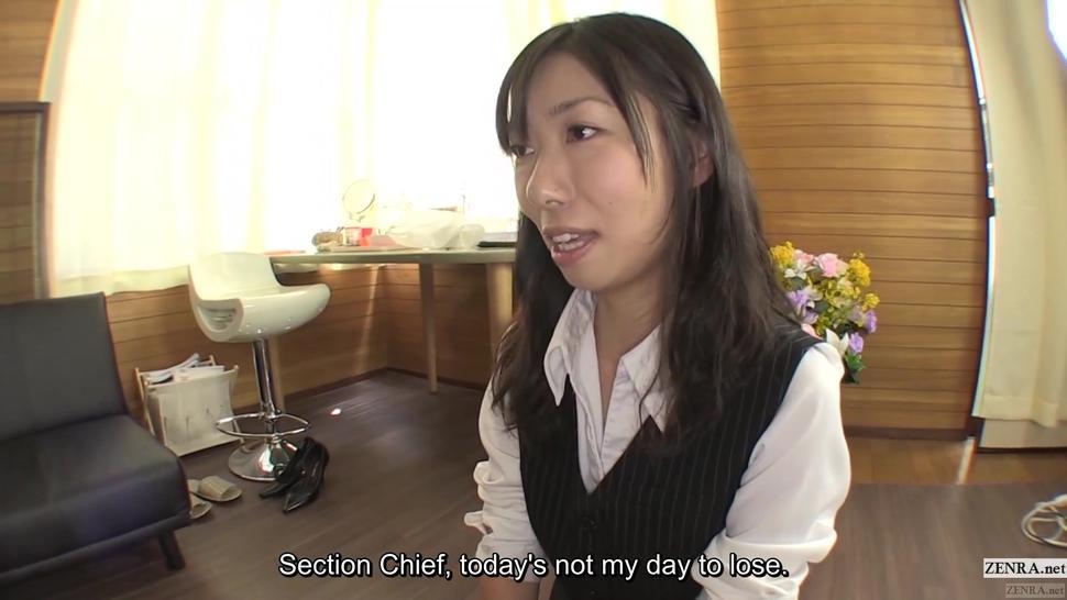 Japan office lady bottomless facesitting farting HD subtitles