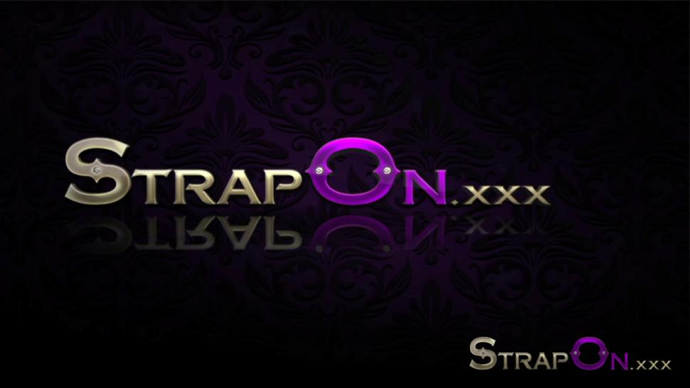 STRAPON.XXX - Stunning blonde pegging her ripped boyfriend