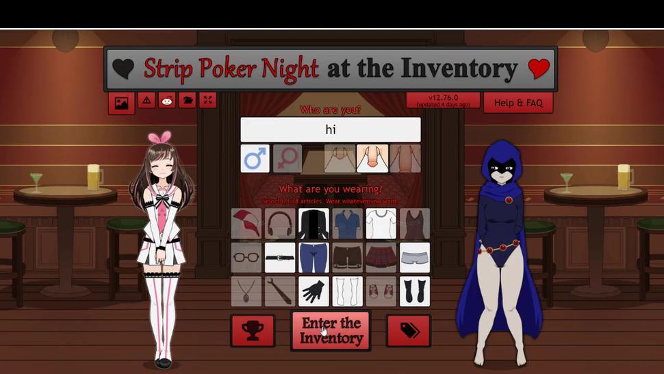 Strip poker night at the inventory EPIC WIN!!!!