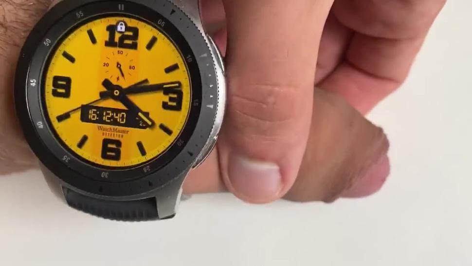 My new watches are the perfect toy for my penis mastrubation at office