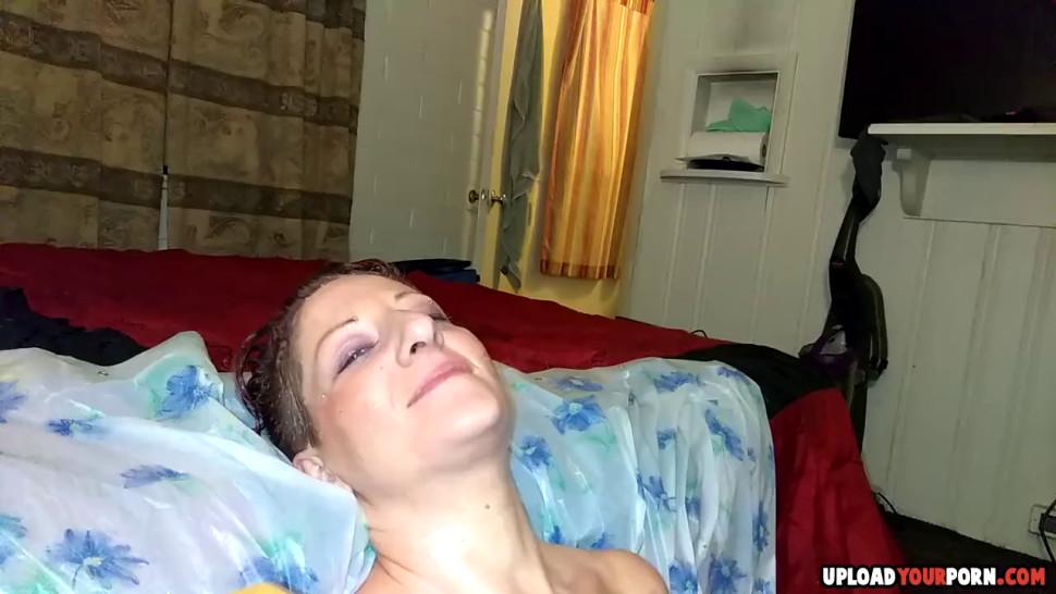 Short Haired Wife Gets Throat Banged