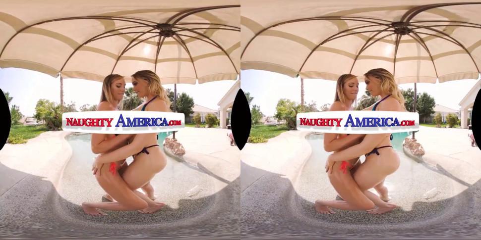 Naughty America - Glorious day to screw Jewelz Blu by the pool