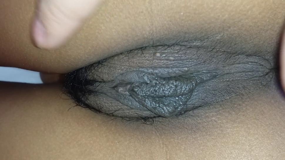 Closeup of my Large Labia Virgin Pussy, Ass and Breasts