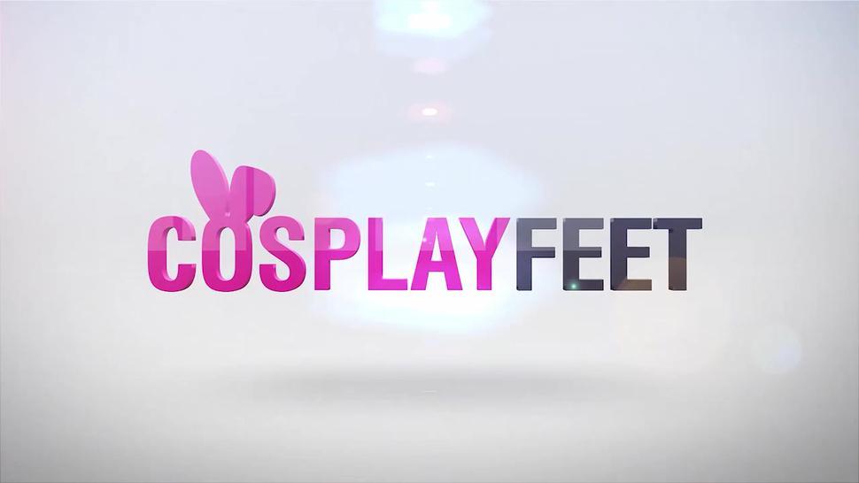 Sexy cops takes boots off and shows feet in pantyhose