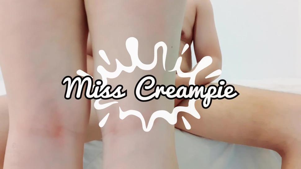 ????????? Thai teen girl Hot riding Creampie - Amateur Miss Creampie
