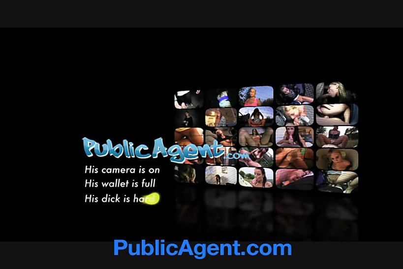 PUBLIC AGENT - Deepthroat Wendy rides me like a cowgirl