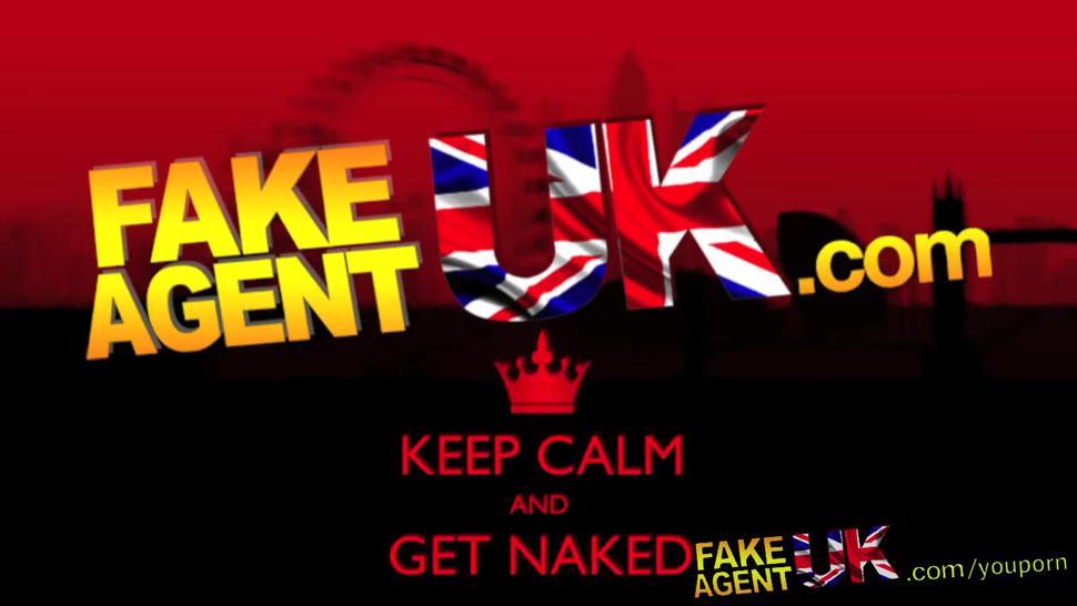 FakeAgentUK Massive facial for South African blue eyed girl