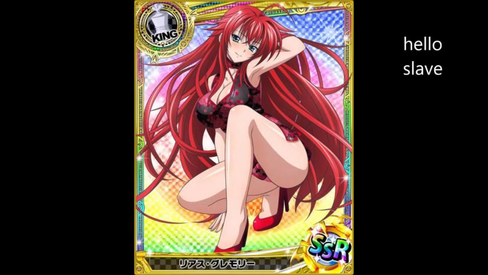 Mistress Rias Gremory JOI Countdown english language