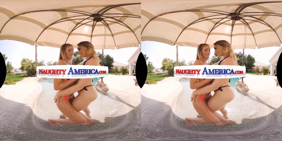 Naughty America - Sexy blonde Kenna James Fucks you in VR