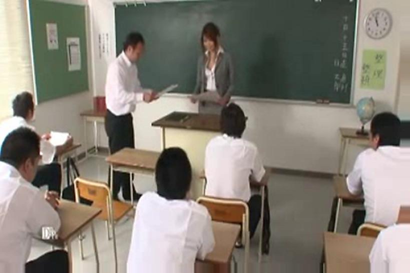japanese teacher fucked by her students & teachers 1