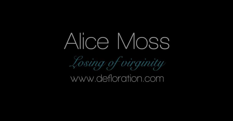 Romantic alice moss gets her copher torn apart