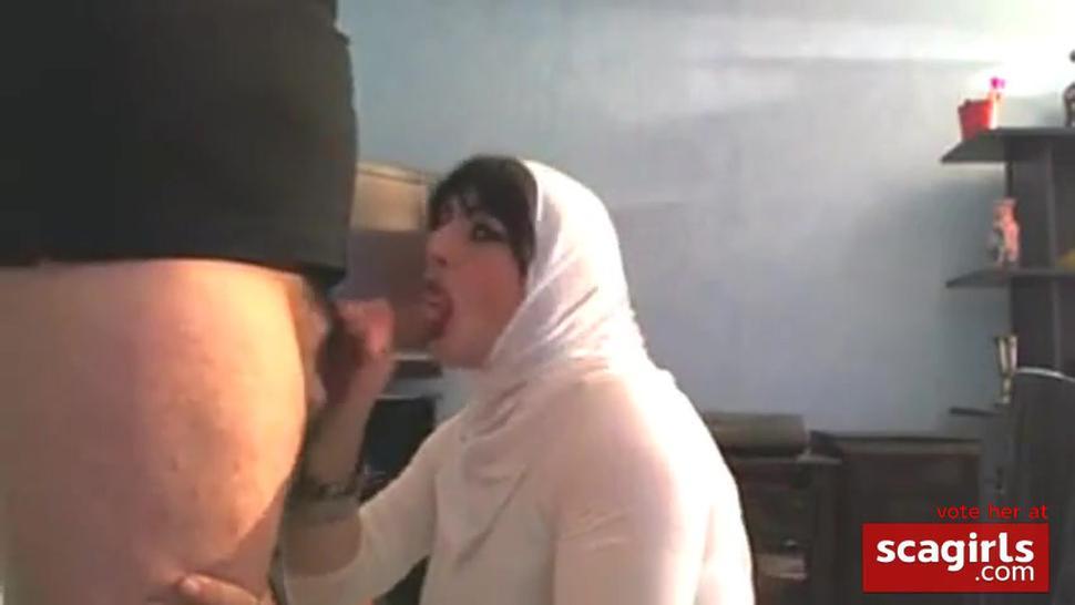 turbaned womans mouth discharged