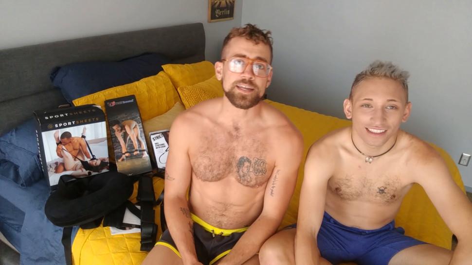 Gay Couples Trying Out Bondage Sex Toys