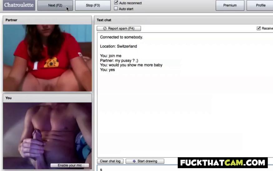 Swiss Girl On Chatroulette