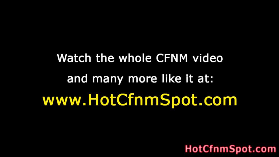 Cfnm babe gives handjob - video 1