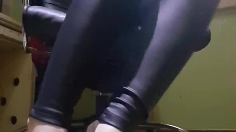 korean leather latex leggings femdom pov