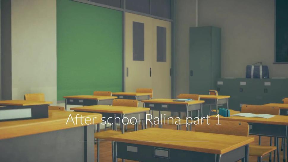 Ralina after school part 1 [School girl masturbates in class]
