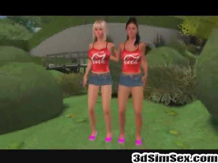 3D animation threesome - video 9
