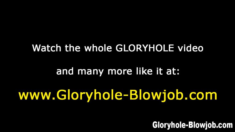 Swallowing gloryhole hoe