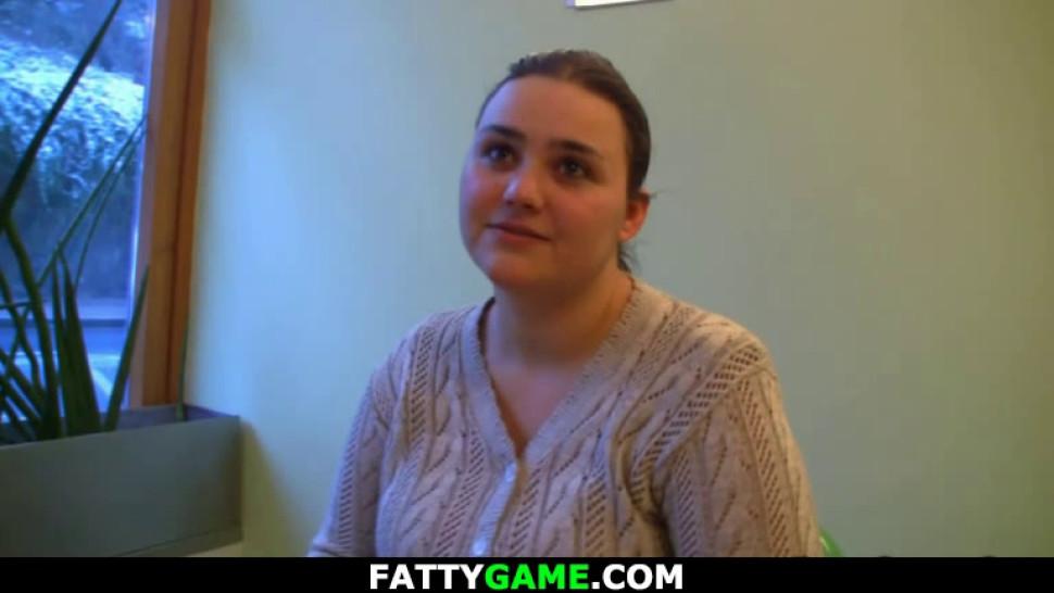 FATTYGAME - Young dude doggy-fucks busty plumper