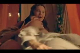 Jaime Murray and Lucy Lawless threesome