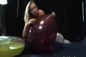 Red Balloon Blow to Pop (Fetish Palooza)