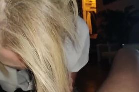 Super Hot Blonde Girl Give Head For Sloppy Blowjob
