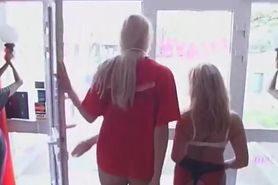 Two blonde babes ready to screw - SMALL TALK