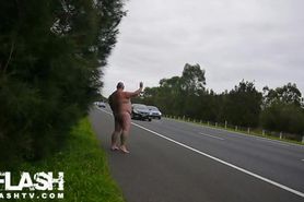 Naked on the highway