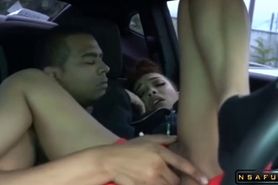 Sexy Latina In Red Panties Gets Her Cunt Fingered In The Car Video