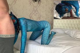 Avatar-whore is fucking for a bunch of sweets  Cosplay
