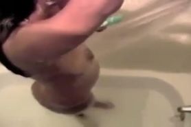 Big tit indian showering