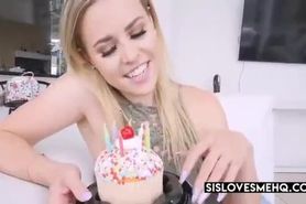 Birthday Surprise In Form Of Creampie For Young Step Sister - Sislovesmehq.Com