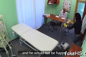 Fake doctor gets fucked really hard