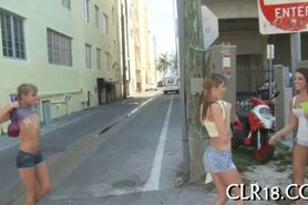 teenie slut swallows his whole cock - video 5