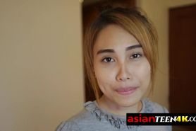 Backpacker got the chance to fucked a naughty Asian teen on his trip!