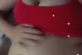 Belly Play In Bed - Gain Girl