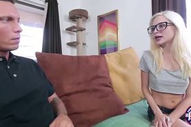 Hot and Skinny teen Piper gets a very warm cum filling