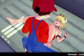 Bowsette Fucked by Mario, Peach and Rosalina Watch