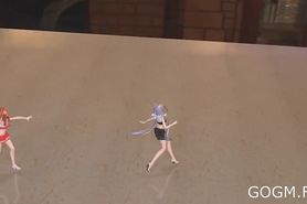 Naked Dancing MMD   Anime Girl Dancing for you