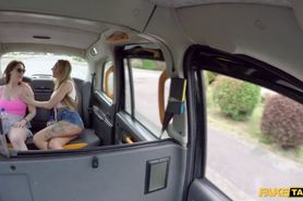 Fake Taxi screw outdoor rough sex hot threesome with British milfs