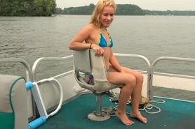 Blonde Teen Step Sis Gets Public Creampire On Boat!