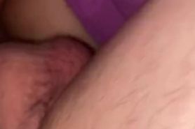 Friend cums over flowing my wife’s pussy and I tell her it’s okay milk his cock