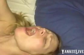 Blonde milf orgasm